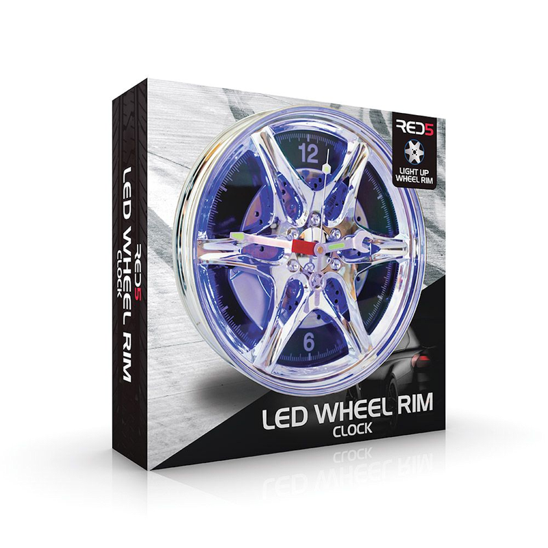 LED Alloy Wheel Rim Clock