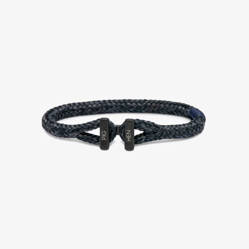 Complete your every day outfit with an amazing designed Pig & Hen Icy Ike Bracelet, made of authentic ship rope, this bracelet will stand the test of time.  Whenever battling the coldest regions, sailing past icebergs and glaciers, it is Icy Ike you want by your side. 