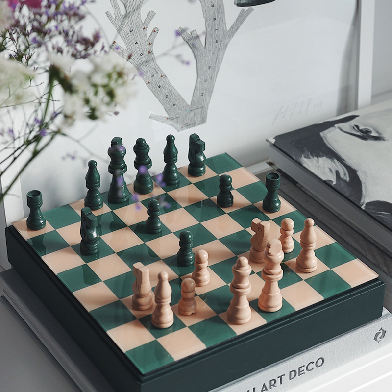 Your new favourite Chess set reinvented to look equally good played or displayed.