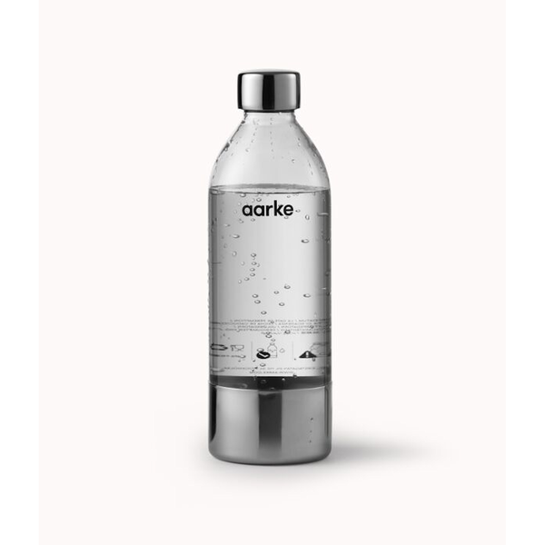 Make the most of your Carbonation experience by giving your Carbonator the perfect supporting cast with the Aarke PET Water Bottle - Steel, a must have for your perfect sparkling water.
