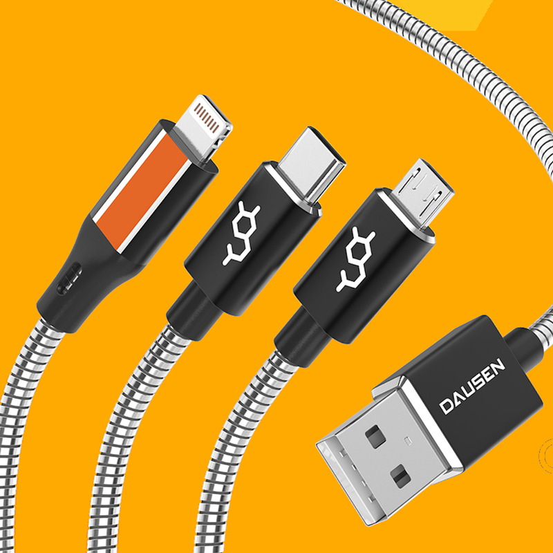 Dausen Stainless Charge&Sync Cable - B Cool 2