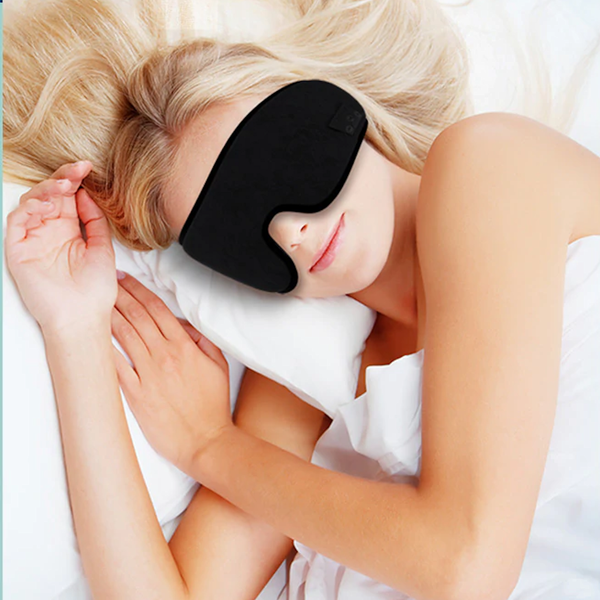 SERENITY is a 2 in 1 Bluetooth V5.0 sleep mask headphones. It is not only a Bluetooth headphone that you can use to listen to music, but also a Contoured Design Eye Mask that can help and improve your sleep quality