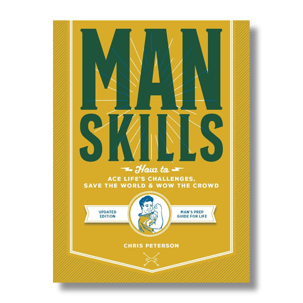 Man Skills Book Must have knowledge for the modern man Great gift book