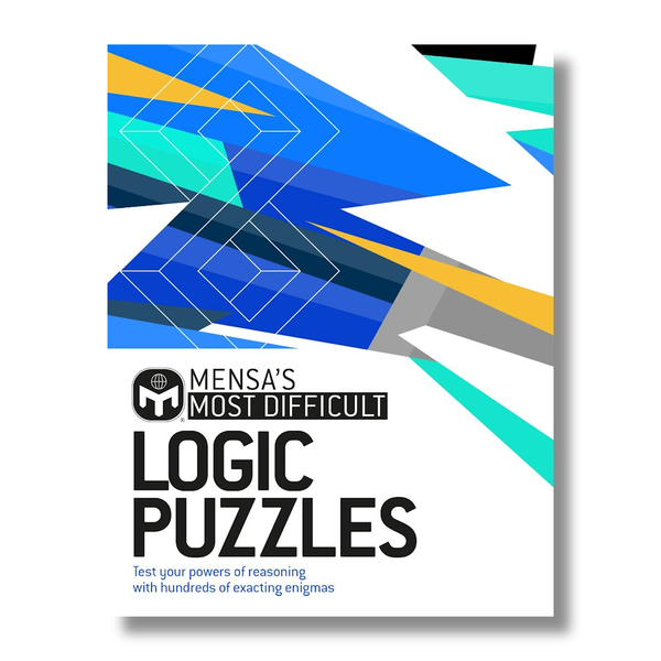 Mensa's Most Difficult Logic Problems Book Challenge yourself with best puzzles Great gift book