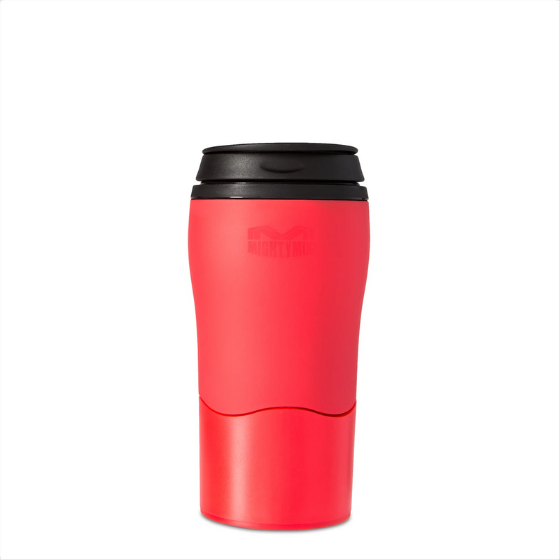 Mighty Mug Solo Travel Mug is ideal for all single serve enthusiasts Smartgrip technology grips when you accidentally knock it, lifts naturally, and never wears out