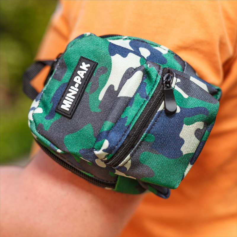 The MINI-PAK arm bags are the unique and clever way to store all your essential accessories on your arm. 