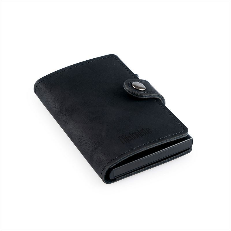 Mini RFID Wallet Anti-theft Wallet RFID Protection for Credit Cards Automatic Mechanism