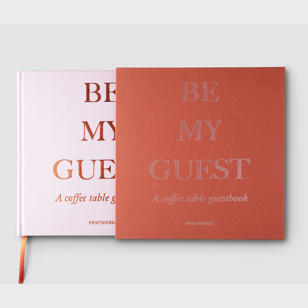 Guest Book (Rust/Pink)