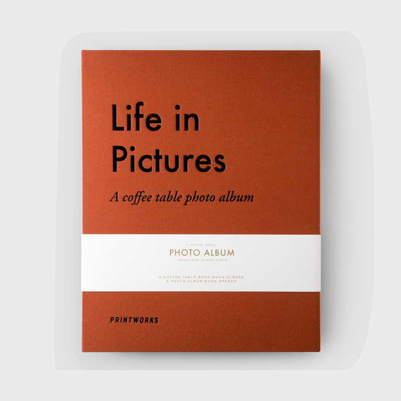 Printworks Photo Album - Life in Pictures Large photo album designed to match your interior design