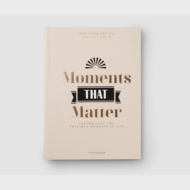Printworks Photo Album - Moments that Matter Photo album designed to match your interior design
