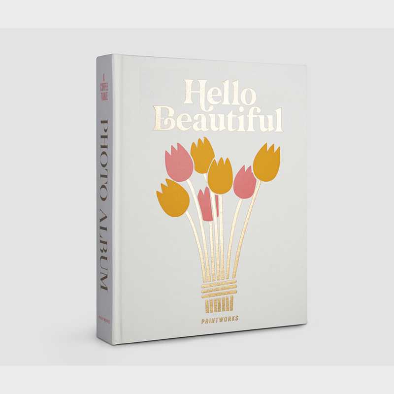 Printworks Photo Album - Hello Beautiful Extra large photo album nicely designed to decorate your room