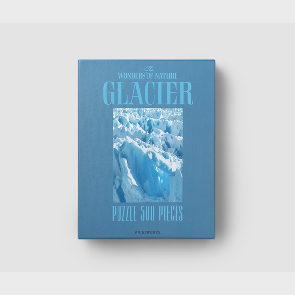 Puzzle - Glacier (500 pieces) Great puzzle for adults or older kids Artistic puzzle for play and display in your living room
