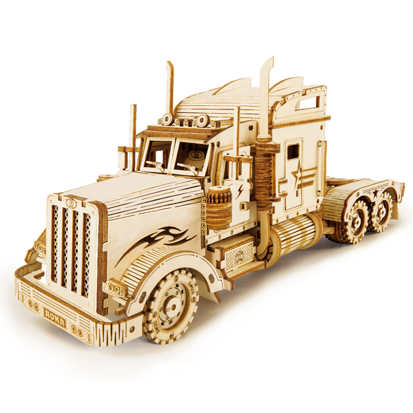 Have fun and build one of the newest addition of Robotime Heavy Truck Scale Model Vehicle. A model that replicates an essential vehicle that always played a striking role in our life, a mini scale model that will bring you hours of fun and a great gift for friends and family.