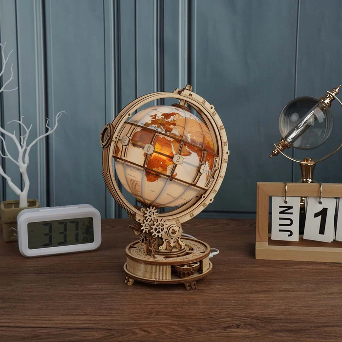 Robotime Luminous Globe 3D wooden puzzle DIY art and craft