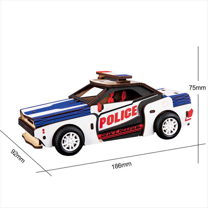 Robotime Police Car Robud companion Amazing gift for kids