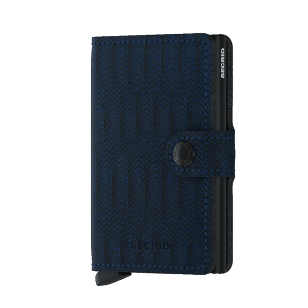 Secrid Miniwallet Dash Navy Housing of Aluminium / construction of stainless steel and POM Total RFID Protection for your Credit Cards Cool Flip up Patented Mechanism