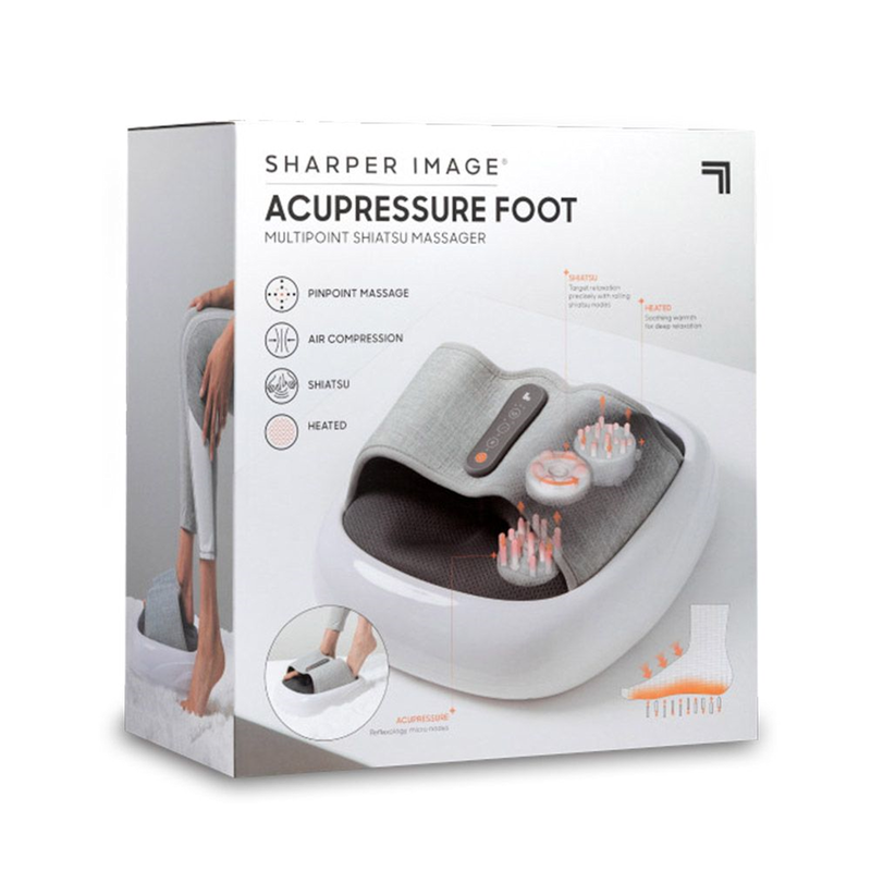 Acupressure Foot Massager Multipoint shiatsu foot massager Soothe sore muscles with variable-pressure air compression