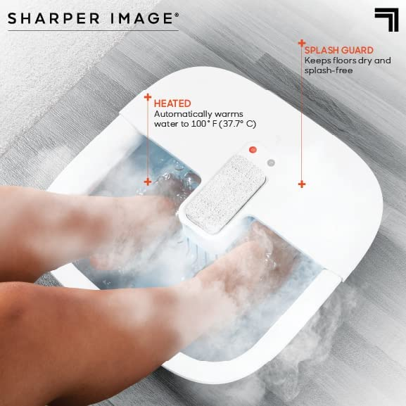 Spa-Like Bubble Massage 100 Degree Heat Toe-Touch Controls Safe For Essential Oils and Bath Salts
