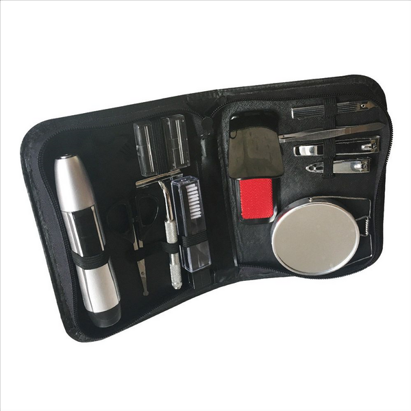 Grooming Kit With Trimmer 10 different tools for maximum versatility Perfect home or travel kit