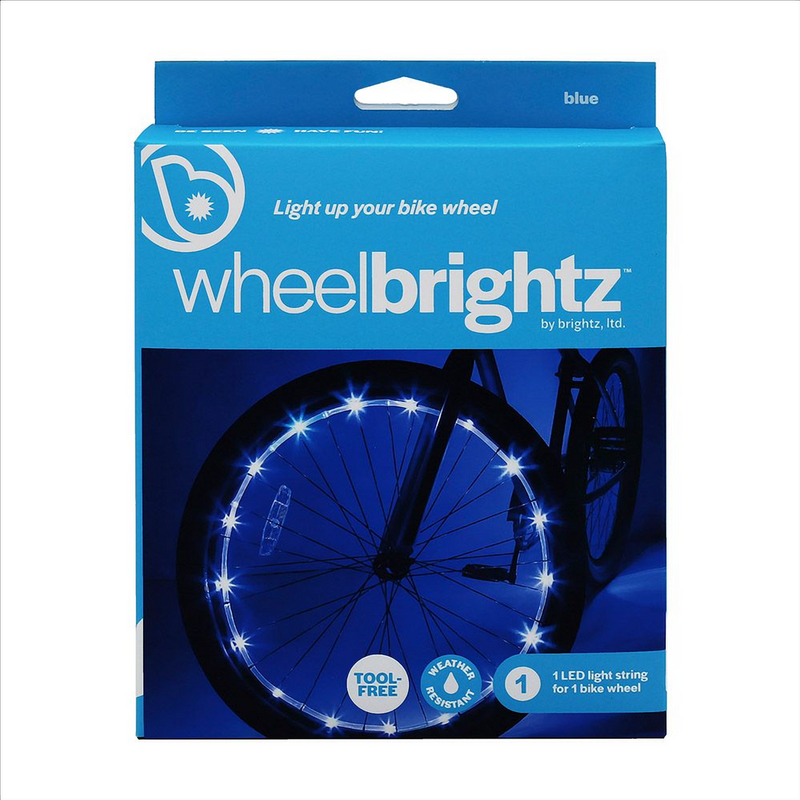 Wheel Brightz Blue Light up your bike wheel Includes 1 LED light string in weather-resistant tubing