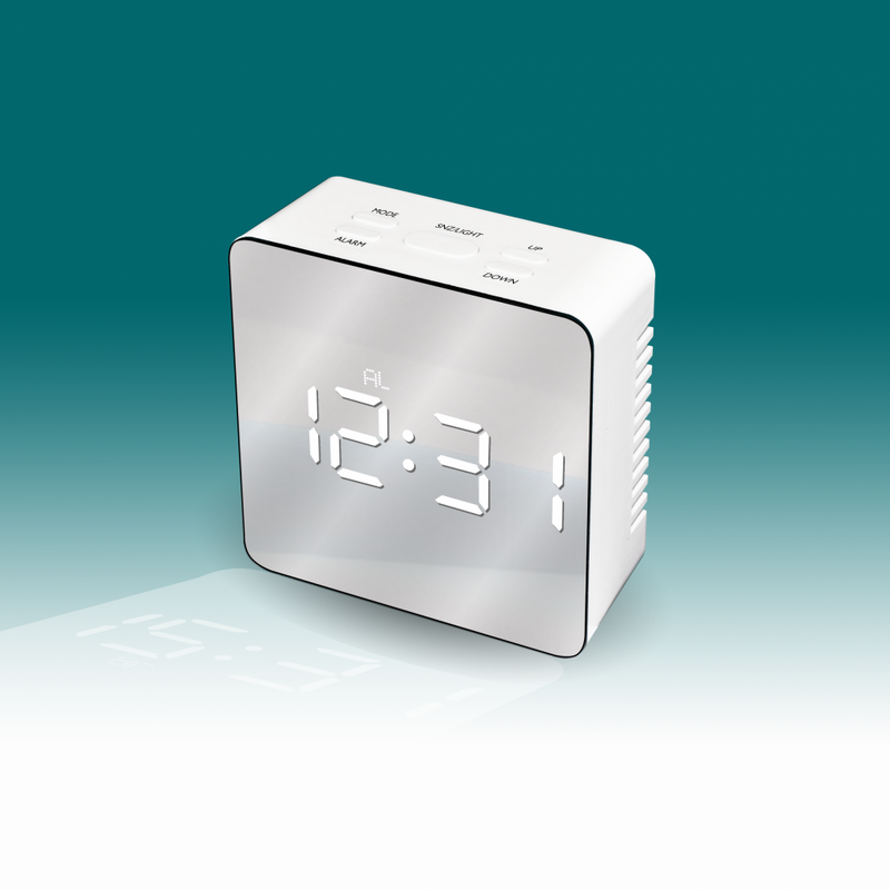 Mirrored Alarm Clock - B Cool 2