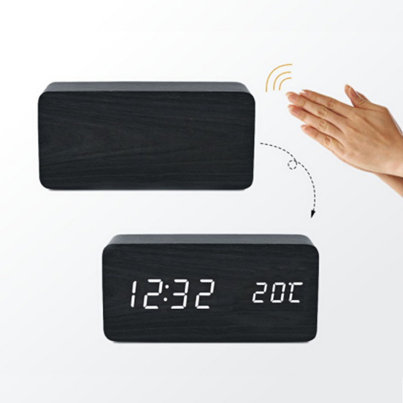 Clap on Clap off, or just touch it to turn on the time and turn it off again. Bluetooth speaker with wireless charging and sound. 