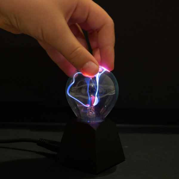 World's Smallest Plasma Ball Lightning ball, electric ball gift to buy online in Ireland. Hand touching to lightning