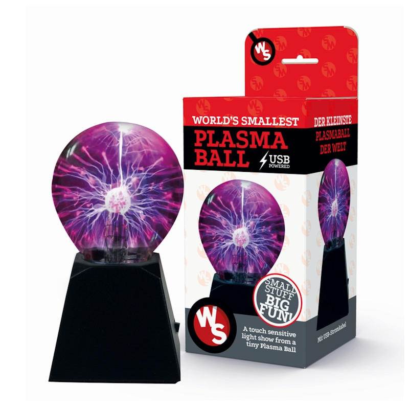 World's Smallest Plasma Ball Lightning ball, electric ball gift to buy online in Ireland. Ball and package